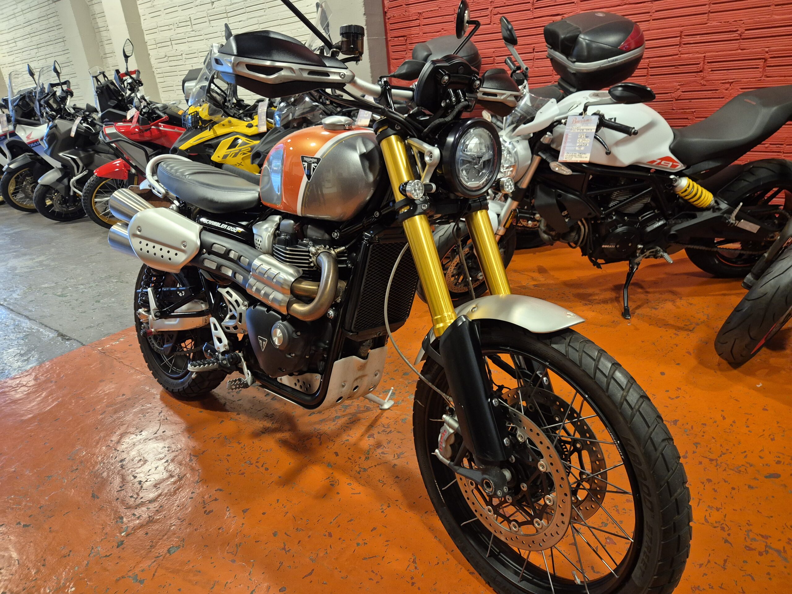 TRIUMPH SCRAMBLER 1200 XE GOLD LINE - Imagen 2